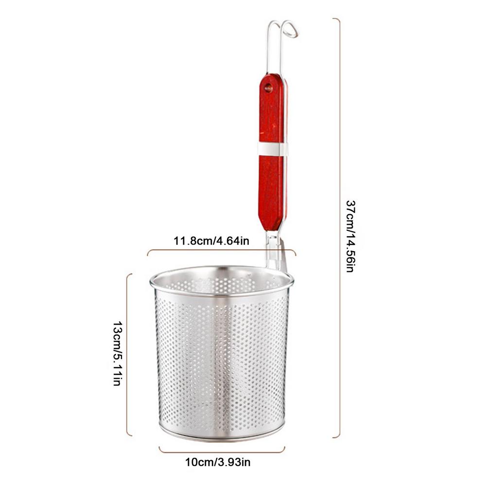 

Pasta Strainer Stainless Steel Colander Spicy Hot Powder Fence Commercial Filter Net Basket Kitchen Sink Strainer Tools