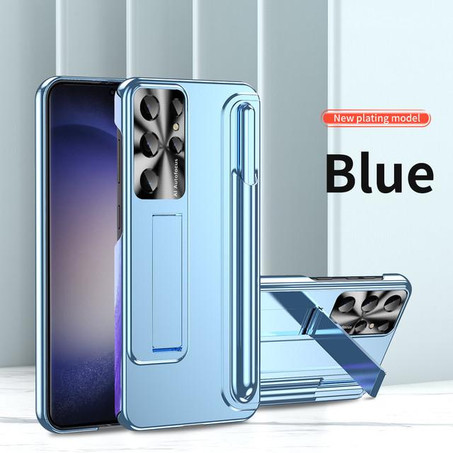 Anti -Knock S Pen Holder Phone Accessories Case For Samsung Galaxy S23 Ultra S 23 Plus 5g Back Cover Coque For Samsung S23 Ultra