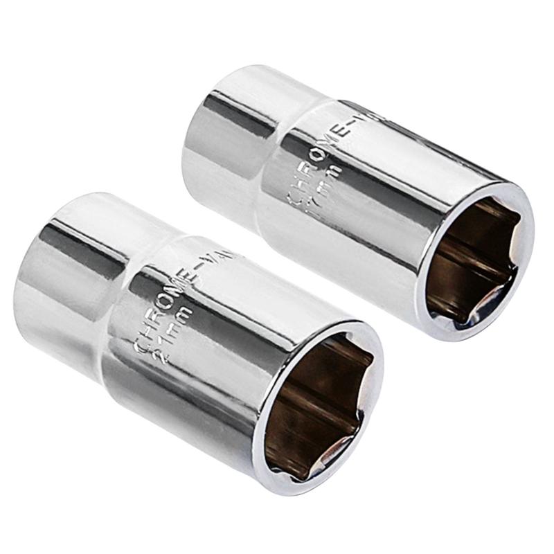 Mini 2 Head Socket Wrenches for Tires Portable 17/19mm and 21/23mm Lug Nut Spanner