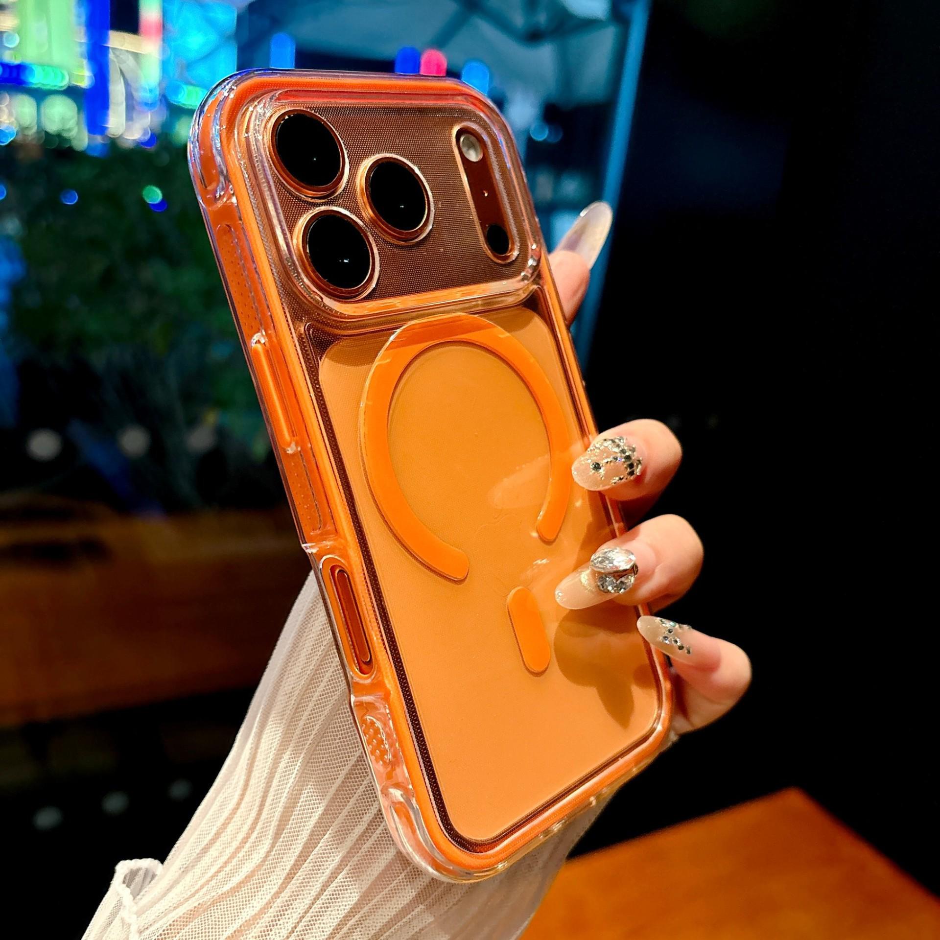 

Colorful Magnetic iPhone 17 Case with Air Cushion iPhone 17 Pro