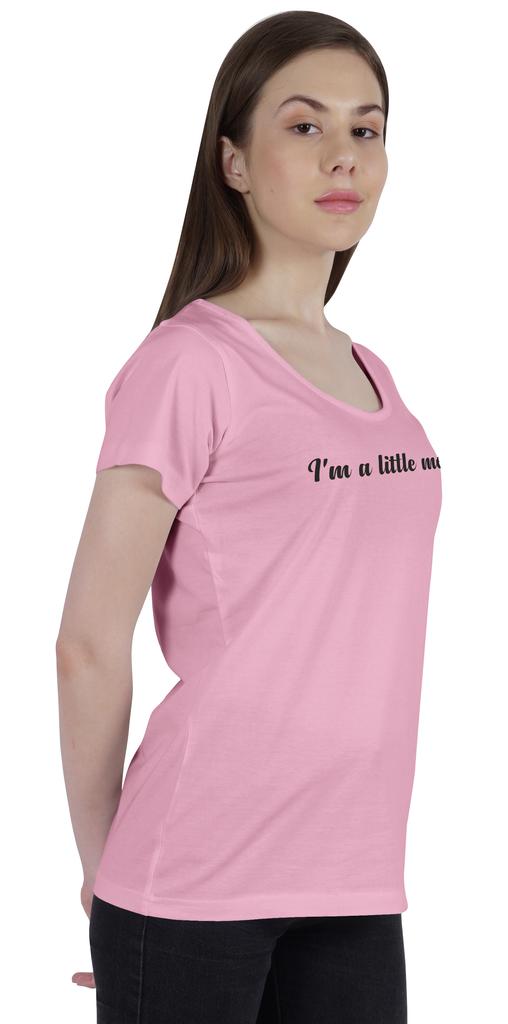 Inkmeso I'm A Little Moody Graphic Printed Tee Top Quote Tshirt