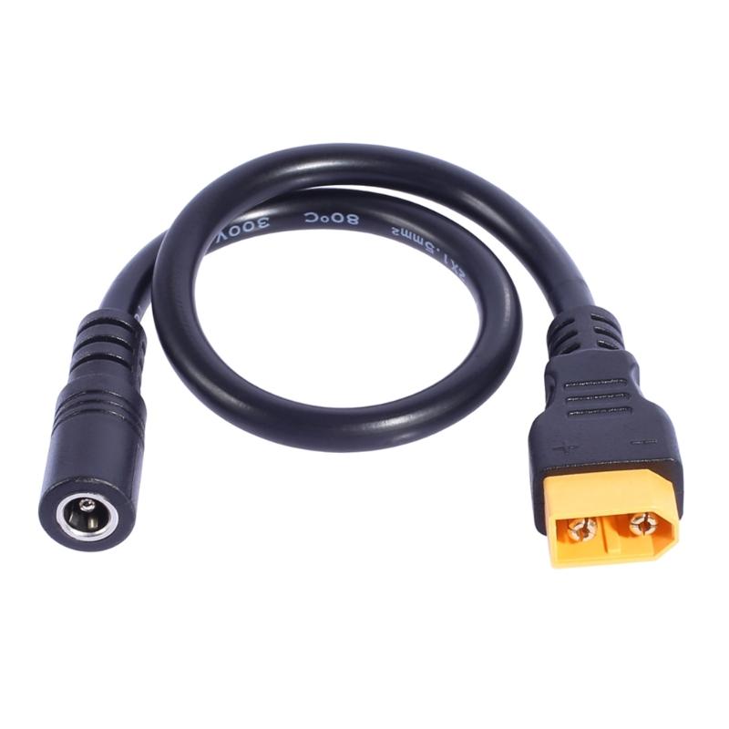 XT60 Male To 5.5x2.1mm/5.5x2.5mm Power Cable for Remote Toys Energy Storage with 5.5x2.1mm/5.5x2.5mm Male/Female Ports