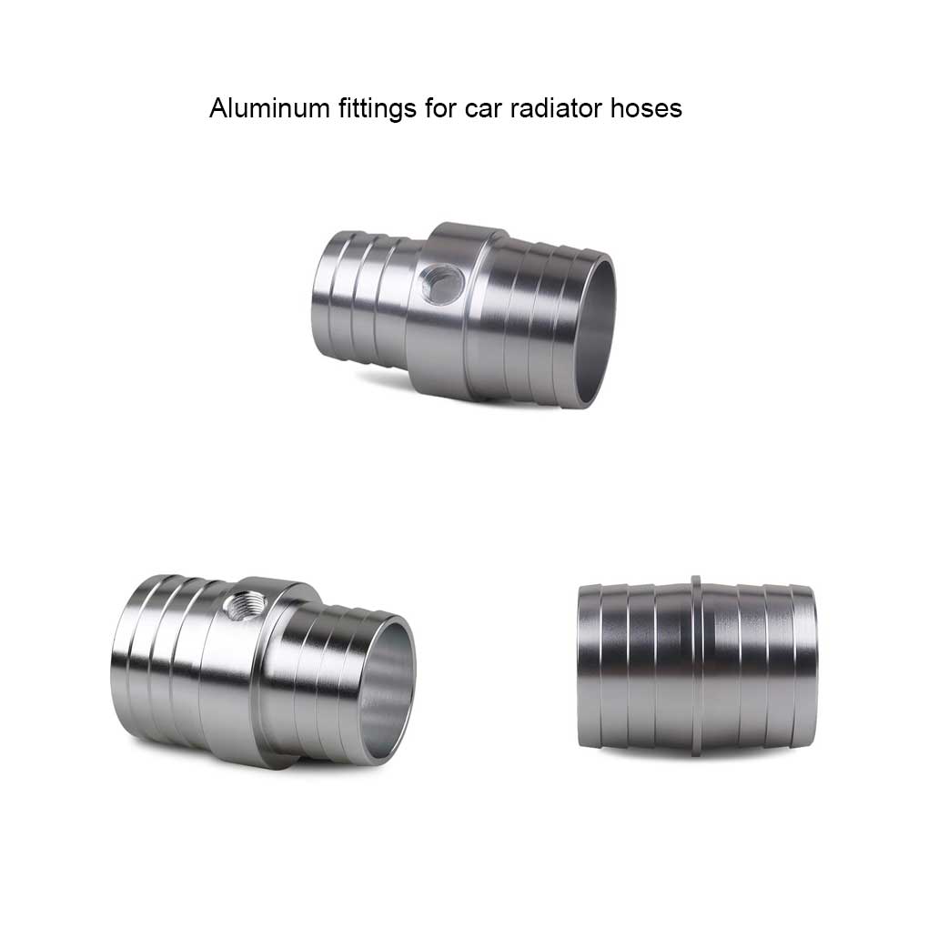 Car Radiator Hose Barb Coupler Aluminium Alloy Universal Vehicle Truck Auto Automobile Tube Joint Replaceable Spare Part