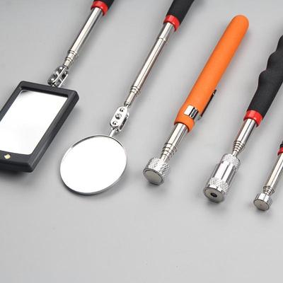 Universal Telescopic Reflective Mirror with Light – Small & Large for Car Repair, Shipyard, & Welding Inspection