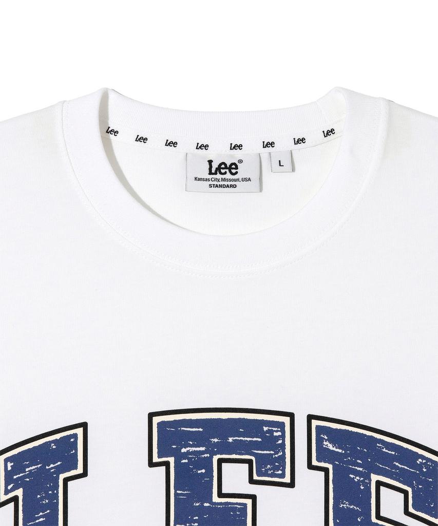 LEE College Logo Short Sleeve T-Shirt White