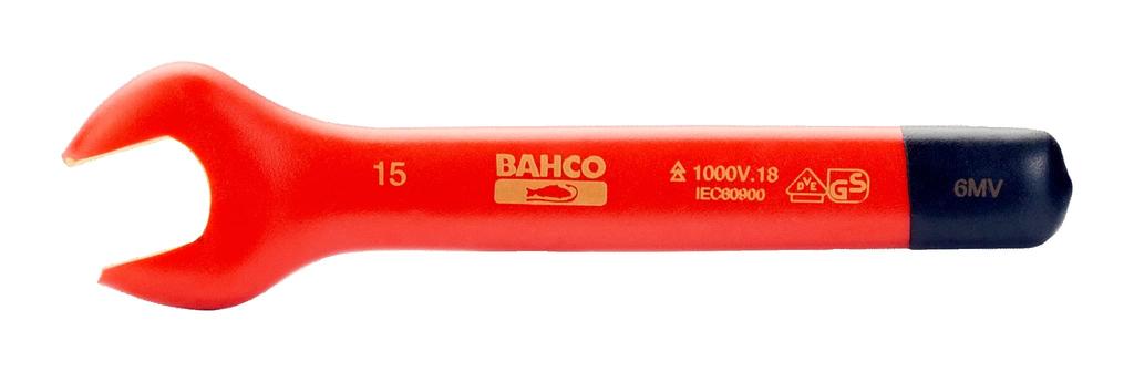 BAHCO Insulated Open-End Spanner, 1000V, 24mm, 6MV-24