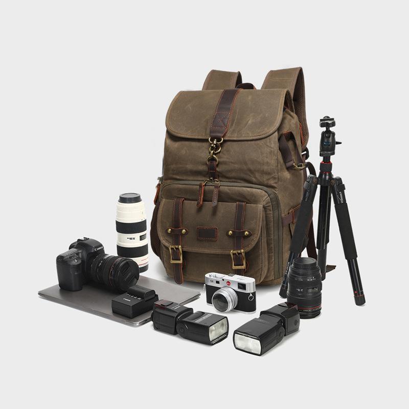 Backpack Men's and Women's Outdoor Sports Hiking Bag Travel Backpack Student Bag Bag Canvas