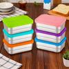 stainless steel fresh-keeping box with sealed lid thickened lunch box camping food packaging and storage box