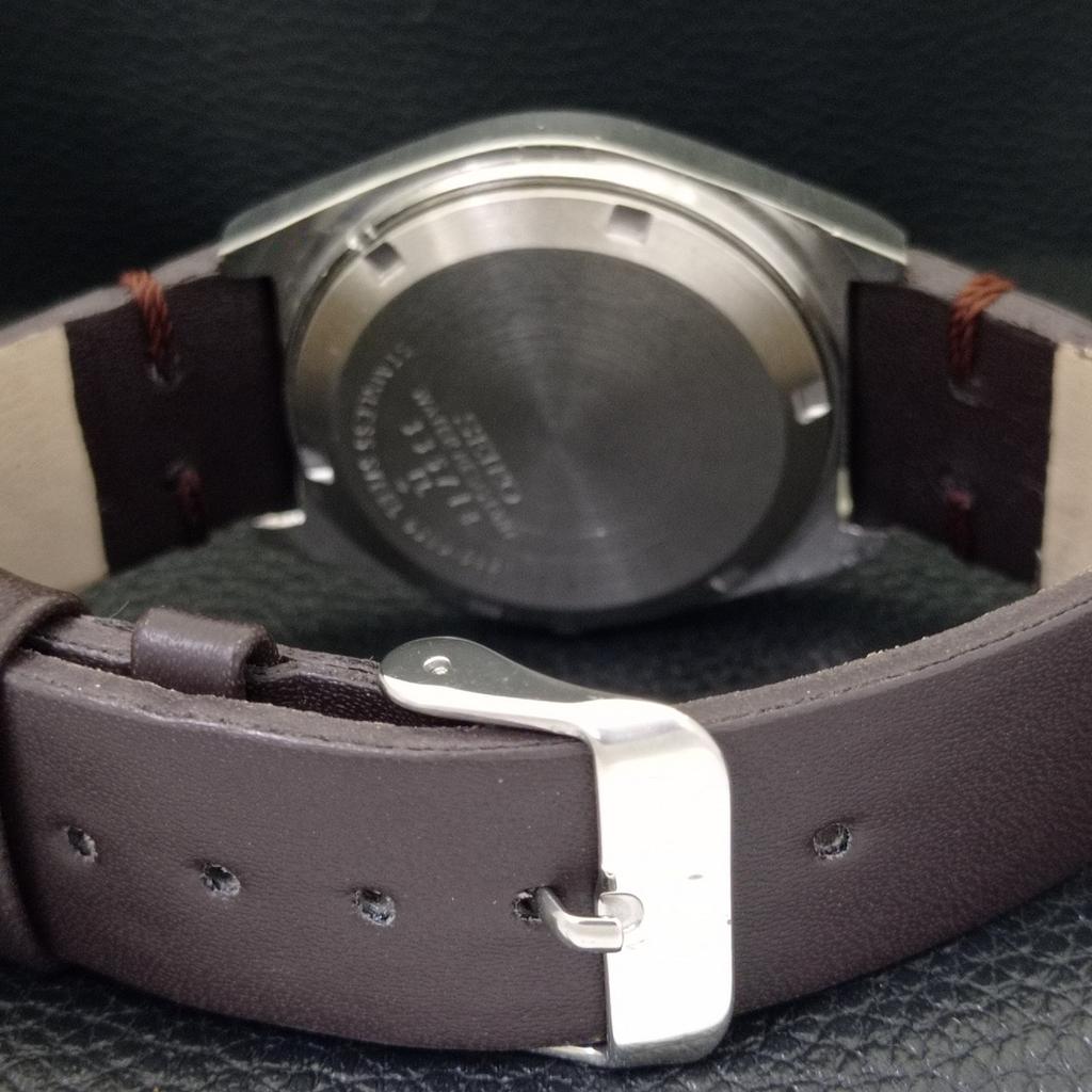 Seiko AUTOMATIC JAPAN MENS VINTAGE BROWN COLOR DIAL WATCH A701443-5 R206b-a701443