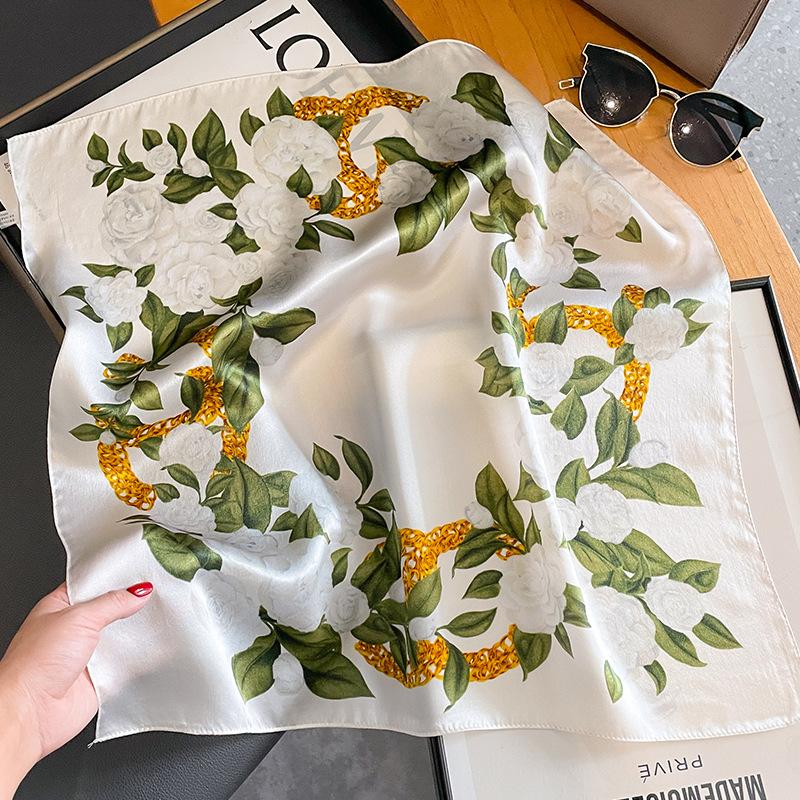 

53 * 53 см шелковичный маленький квадратный шарф многофункциональный профессиональный модный декоративный шелковый шарф для весны и осени теплая шаль 53*53cm