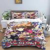 This three-piece cartoon-print (Yu-Gi-Oh!) bedding set—including one duvet cover and two pillowcases—makes for the perfect holid