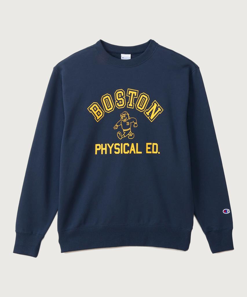 CHAMPION Boston Regular Fit Crew Neck Sweatshirt Navy