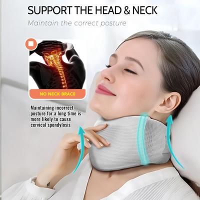 Neck Brace for Pain Relief Breathable Cervical Collar Posture Correction Anti-Snoring Neck Support for Office Workers Comfortable Sleep