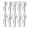 10Pcs Portable HSS Router Bits 1/8" 3mm Shank DIY Drill Bit Professional High Quality Carving Router Bits for Dremel