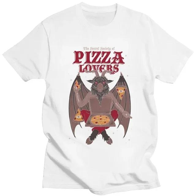 Dámské tričko s krátkým rukávem Cool Baphomet Tričko Kawaii Satan Démon Duch Okultní Koza Grafická Trička Kawaii Oblečení Anime Tričko