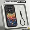 Colorful Stars Print Lanyard Case For Xiaomi 14T 13T Pro Redmi Note 15 Pro 4G 14 13 Pro+ 5G Shockproof Bumper Soft Cover