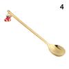 Kitchen New Year Christmas Coffee Spoon Tableware Stainless Steel Table Ornament