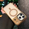 Matte Transparent Shockproof Armor Phone Case For Iphone 11 12 13 14 15 Plus 16 17 Air Pro Max Magnetic For Magsafe Bumper Cover