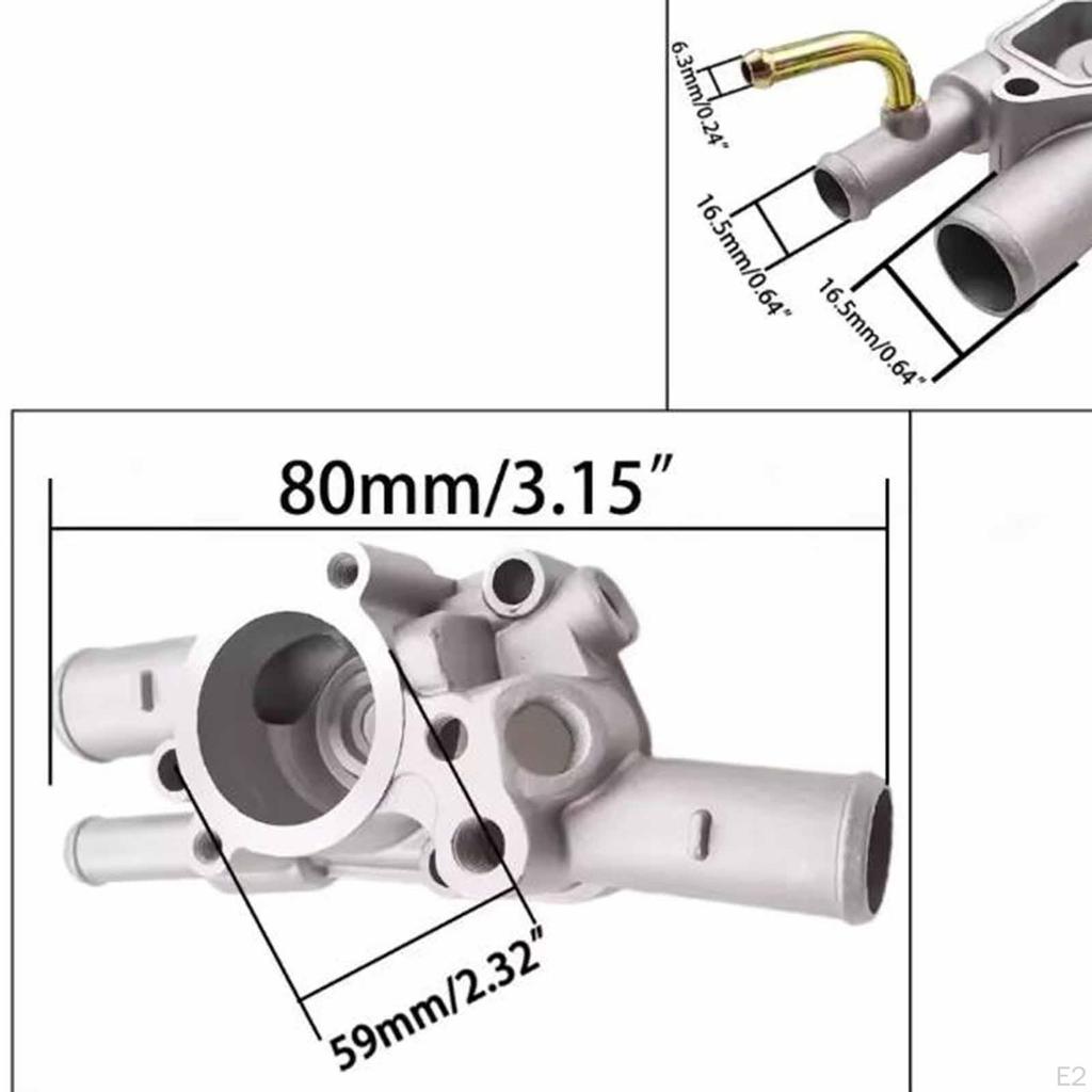 Thermostat Housing Assembly Directly Replace Practical Easy To Use Sturdy High Performance
