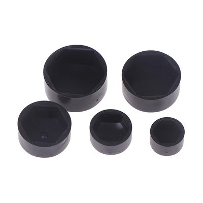 Hexagonal Nut Flat Head Plastic Protective Cap External Hexagonal Screw Low Head Decorative Cap Dust-Proof Cover