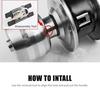 Door Knob Lockset Keyless Round Ball Style Handle Privacy Bedroom Bathroom Handle Lockset Stainless Steel Polished Door Knob Set Interior Lockable