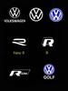 For VW Volkswagen Jetta MK5 Golf 2Pcs For VW Volkswagen Golf 3 4 Sharan Touran Lavida Caddy Beetle Jetta MK4 Bora MK3 Polo LED C