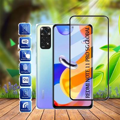Proteggi schermo in vetro Cristal di sicurezza con colla completa per Xiaomi Redmi Note 11 Pro 5G 11S 10 10T 8 7 Redmi 10C 10A 9A 9C NFC 9 9T A1 Plus Poco X5