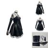 Stylish Misa Amane Death Note Anime Cosplay Black Dress For Halloween And Parties