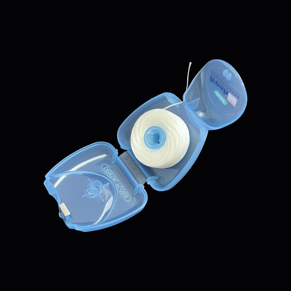 Dental 50m Roll Flosser Portable Toothpick Oral Hygiene Cleaning High Tension Floss Practical Health Mouth