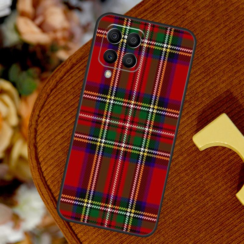 Clan Stewart Tartan Plaid Pattern For Samsung Galaxy M32 M52 M12 M55 M15 M13 M23 M33 M53 M20 M21 M51 M34 M54 M30s M31s Case Samsung M30s