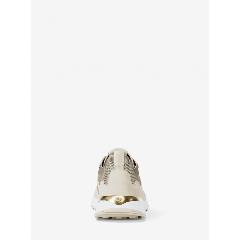 Michael Kors Jesse Mix Media Sneaker 49s6jsfs6d141 Cream