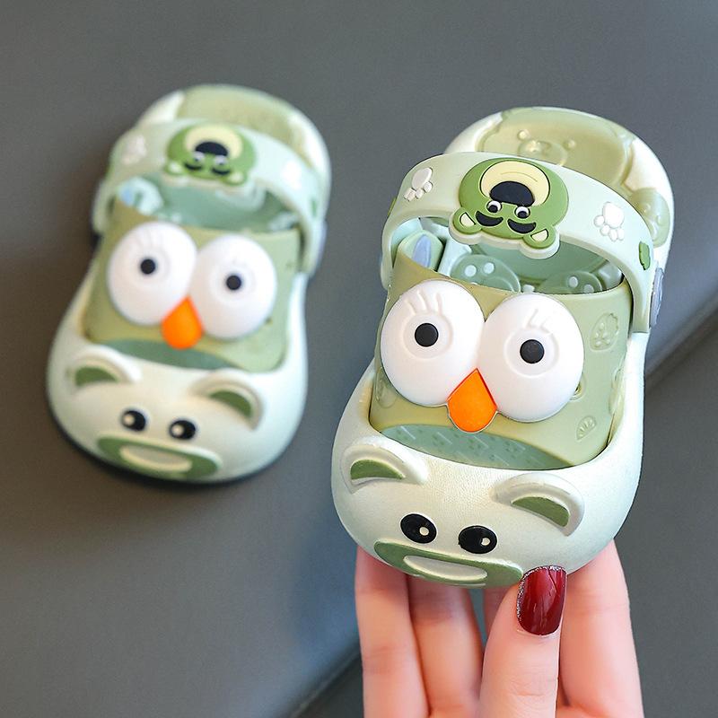 Big Eyed Children's Slippers, Baby Slippers, Sandals Cartoon Children's Summer Outdoor Sandals, Small Children's Shoes