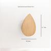 Creative Beech Wood Adhesive Hooks – Funny Animal Design Coat & Hat Hooks for Behind-the-Door Use