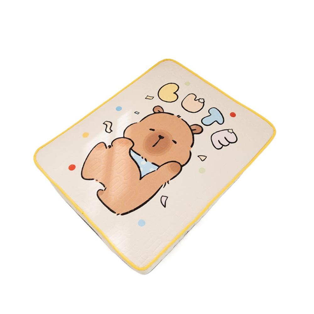 

Cartoon Pattern Dog Cool Bed Latex Dog Nest Mat Household Pet Sleeping Mat Cat 45*35cm жёлтый