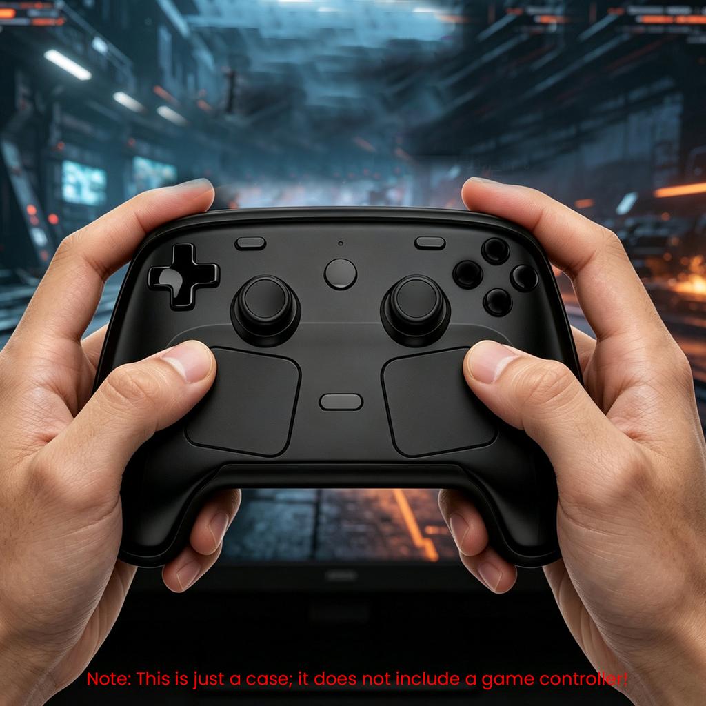 For Steam Controller 2 TPU Game Shell Mesh Heat Dissipation Handle Soft Cover Sweat-resistant Game Skin Housing for Gaming Lover