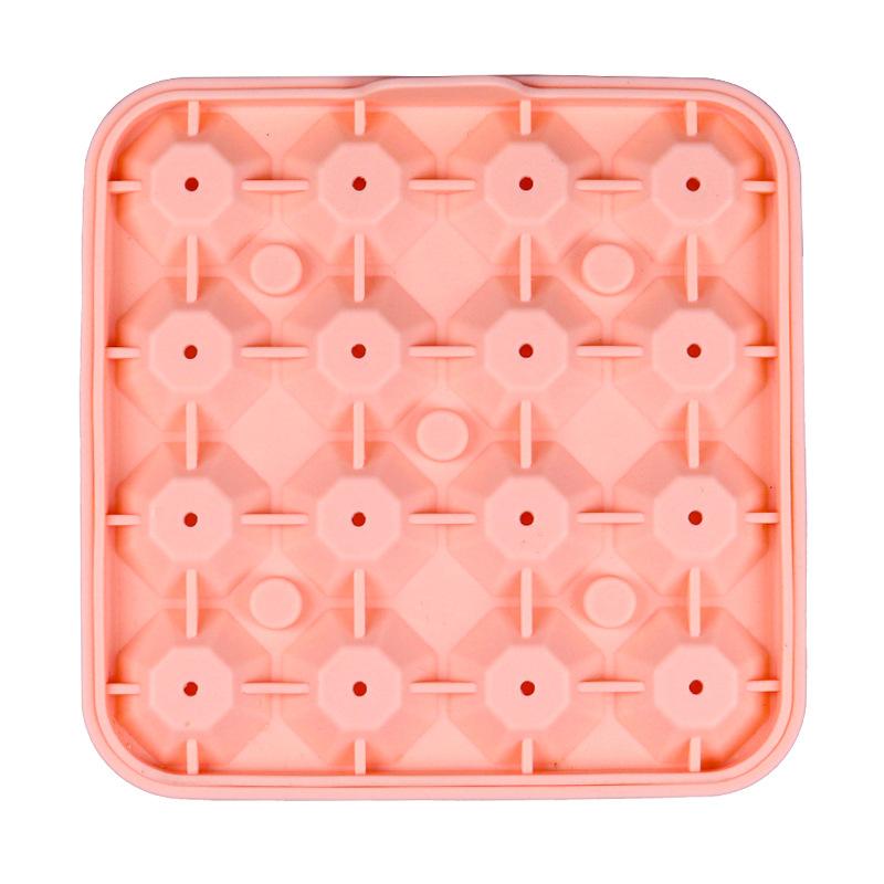 

16-сеточный алмазный лоток для льда коробка для форм из пищевого силикона кубики кубики машина для формовки виски винный бар инструменты кухонные гаджеты розовый