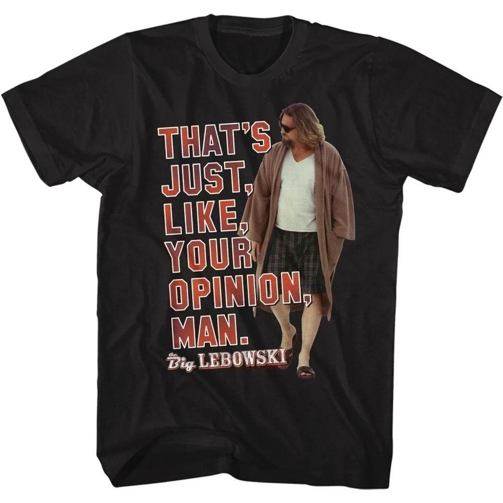 The Big Lebowski The Dude Movie Print Short Sleeve Tshirt Funny Humor Tee Unisex Women Harajuku Vintage Streetwear Summer Tee Tops