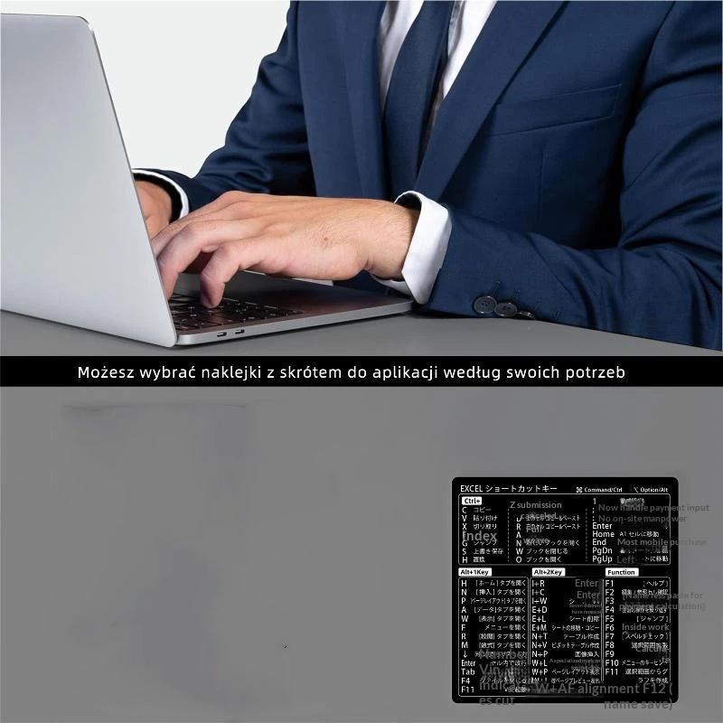Japanische Sprach-Kurztasten-Spickzettel-Aufkleber für Windows Excel Tägliche Büroarbeit