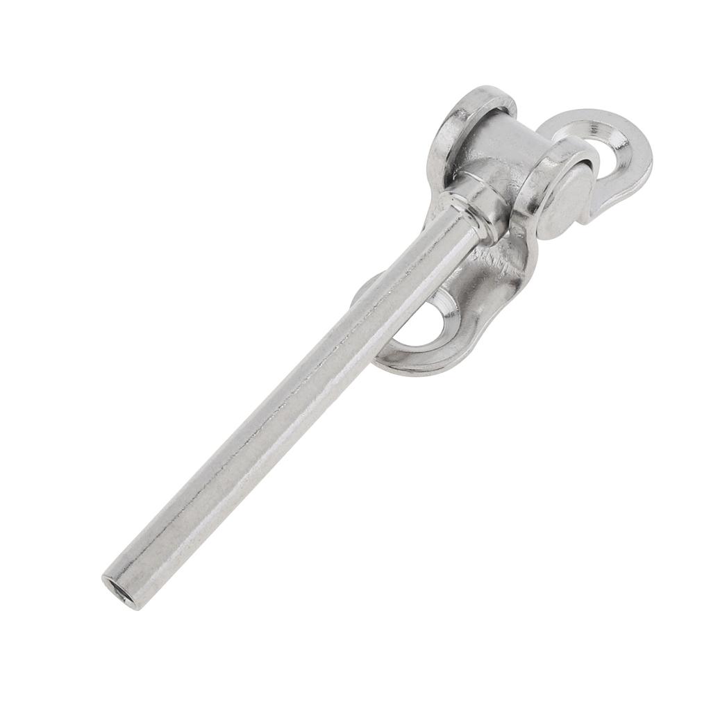 Kit Tendicavo Regolabile a 180° in Acciaio Inox T316 da 1/8 di Pollice T316 con Chiave per Montaggio su Pali in Legno