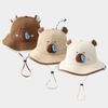 Cartoon Capybara Fisherman Hat Cute Sun Protection Bucket Hat For Men Women Summer Outdoor Casual  Sunscreen Hat Gifts