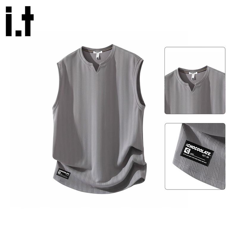 :CHOCOOLATEit Men s Loose Fit Sleeveless Sports Vest M