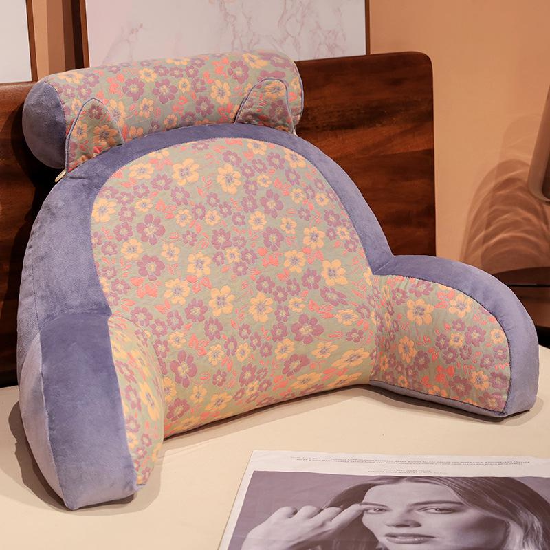 

Трехслойная марлевая подушка для поясничной поддержки для стула, дивана и кровати 70*50cm (Bed Backrest)