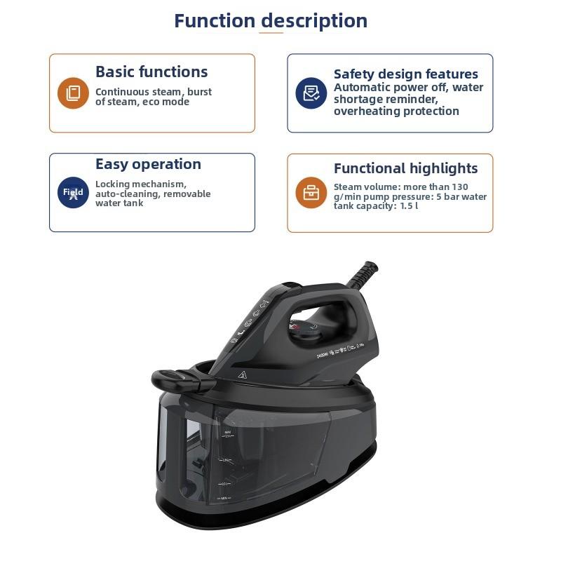 110V-220V Household Steam Iron Curtain Ironing Machine, Large Water Tank, Automatic Power Failure, Commercial Steam Engine