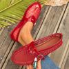 Summer  Round Toe Buckles Casual  Single Shoes Sandals