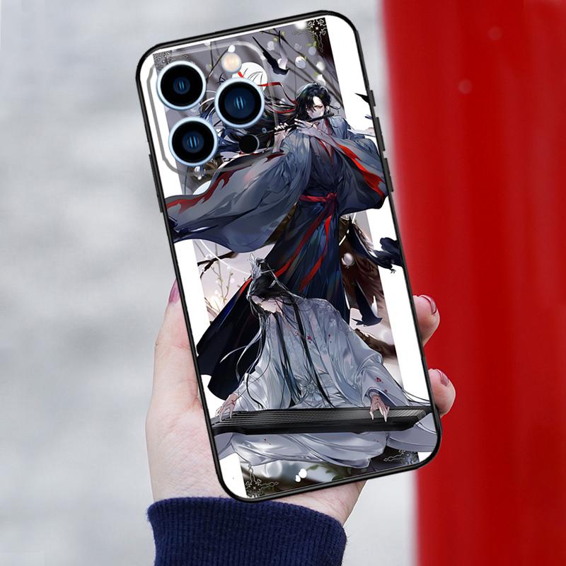 Mo Dao Zu Shi Anime Phone Case For iPhone 16 Pro 15 Pro 12 13 Mini 11 14 Pro Max XR 16 15 Plus 16e Cover Coque