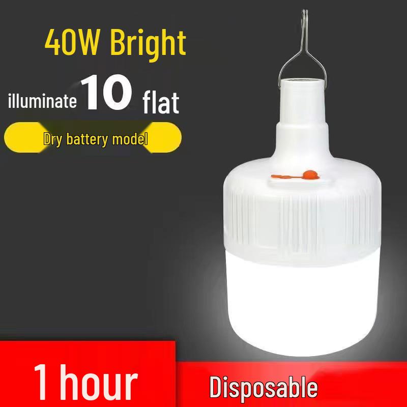 Wiederaufladbares LED-Notlicht: Tragbare, energiesparende, superhelle UFO-Marktbeleuchtung. Perfekt für Stromausfälle und den Heimgebrauch.