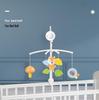 Rotating Baby Crib Mobile with Soothing Wind Chime and Bedside Bell