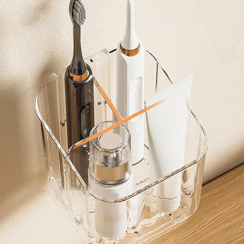 Klebende Zahnbürstenhalter Wand Badezimmer Aufbewahrungsregal Dusche Zahnpasta Aufbewahrungsregal Für Badezimmer Dusche Schlafzimmer Zuhause