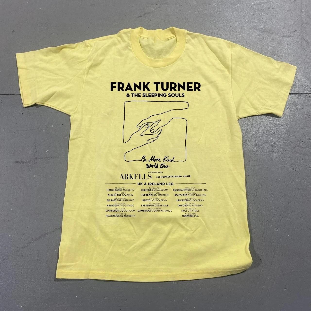 

Frank Turner Tour 2018 Gift For Fans S to 5XL T-shirt MI1111 5XL різнокольоровий