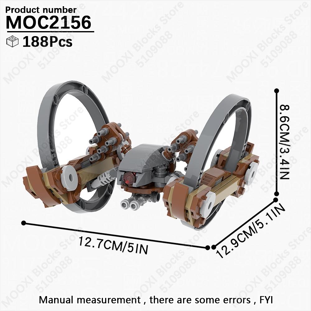 MOOXI MOC Space Wars Movie Robot Soldier Fighter Tank Weapons Battle Scene Models Bricks Building Blocks Figures Toys Kids Gifts